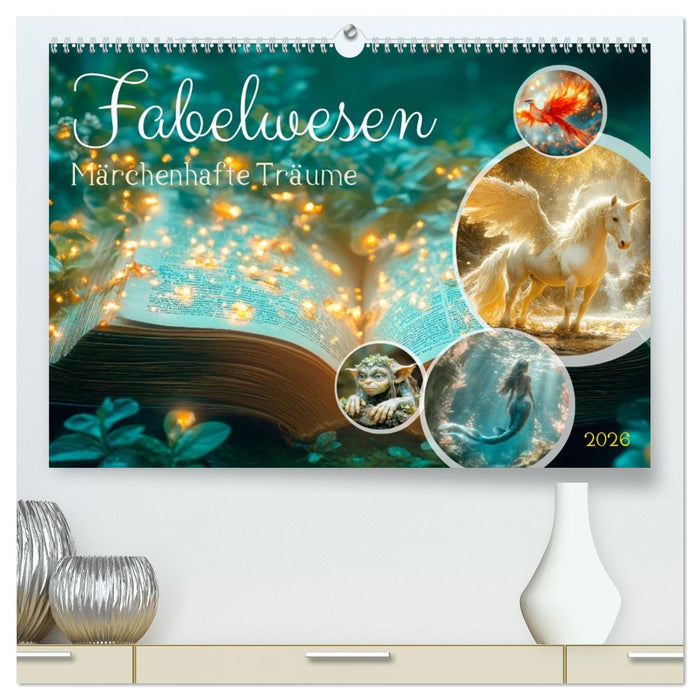 FABELWESEN Märchenhafte Träume (CALVENDO Premium Wandkalender 2026)