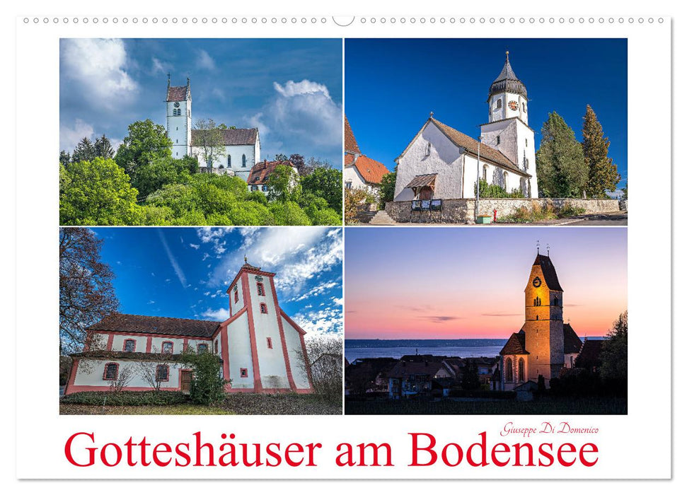 Gotteshäuser am Bodensee (CALVENDO Wandkalender 2026)