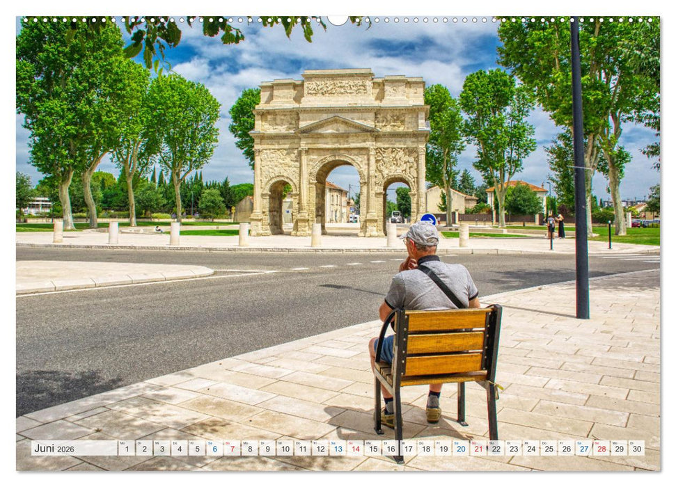 Orange - Die antike Stadt in der Provence (CALVENDO Premium Wandkalender 2026)