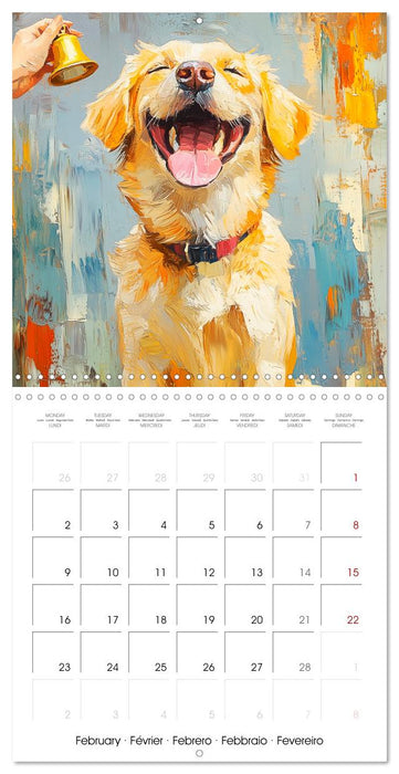 Funny dogs deluxe. Because happy faces make happy days (CALVENDO Monthly Calendar 2026)