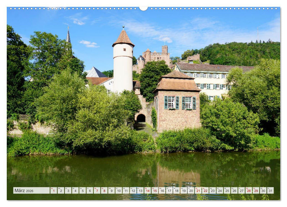 Spaziergang in Wertheim (CALVENDO Premium Wandkalender 2026)