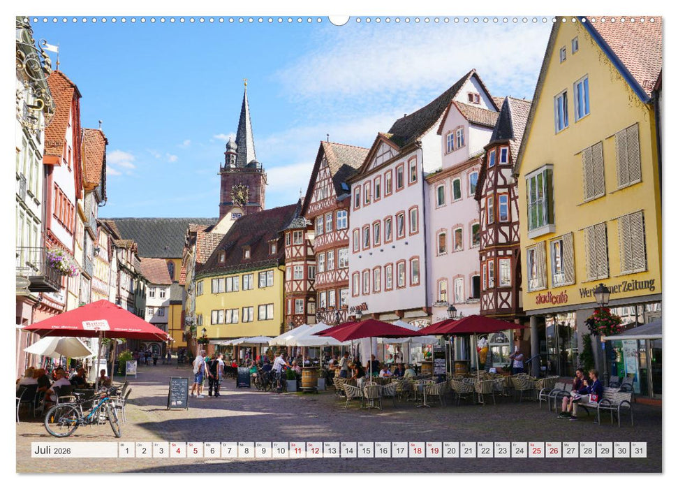 Spaziergang in Wertheim (CALVENDO Premium Wandkalender 2026)
