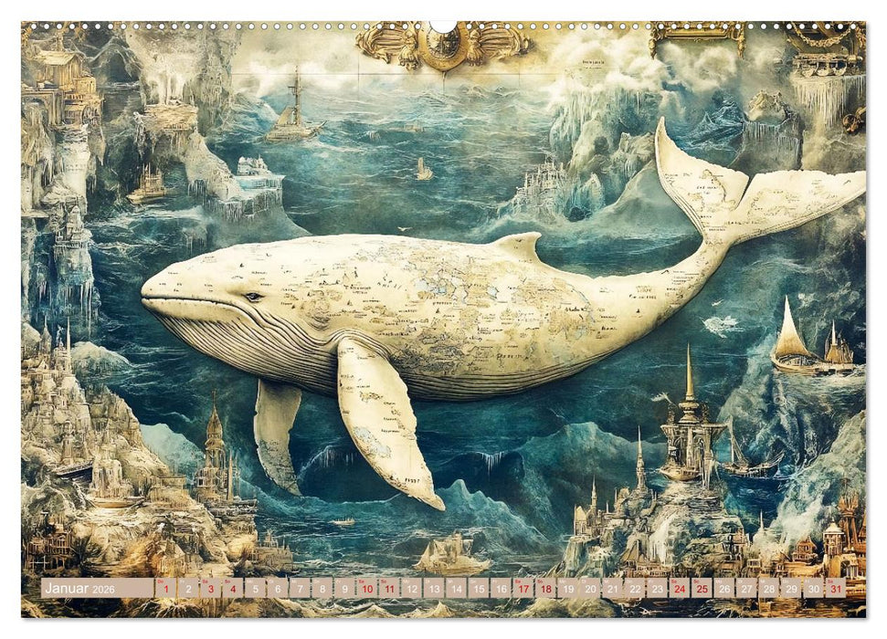 Geheimnisvolle Landkarten (CALVENDO Wandkalender 2026)