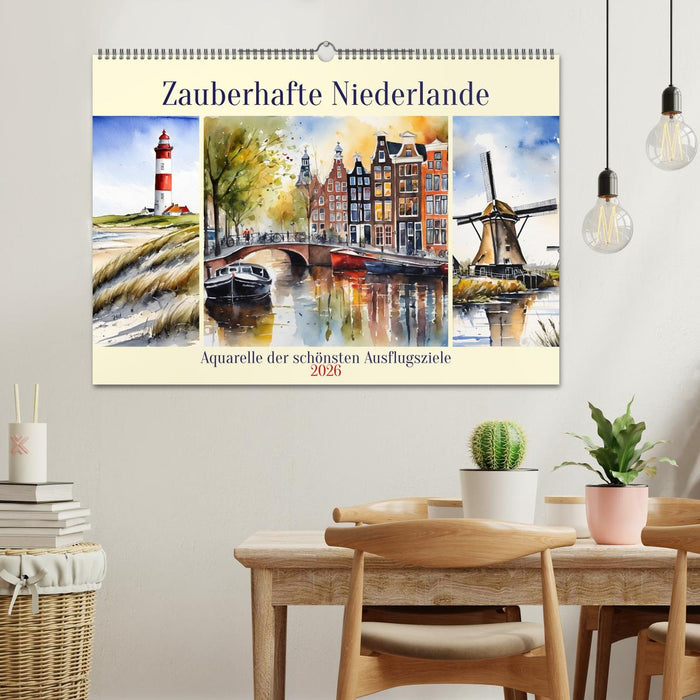 Zauberhafte Niederlande (CALVENDO Wandkalender 2026)