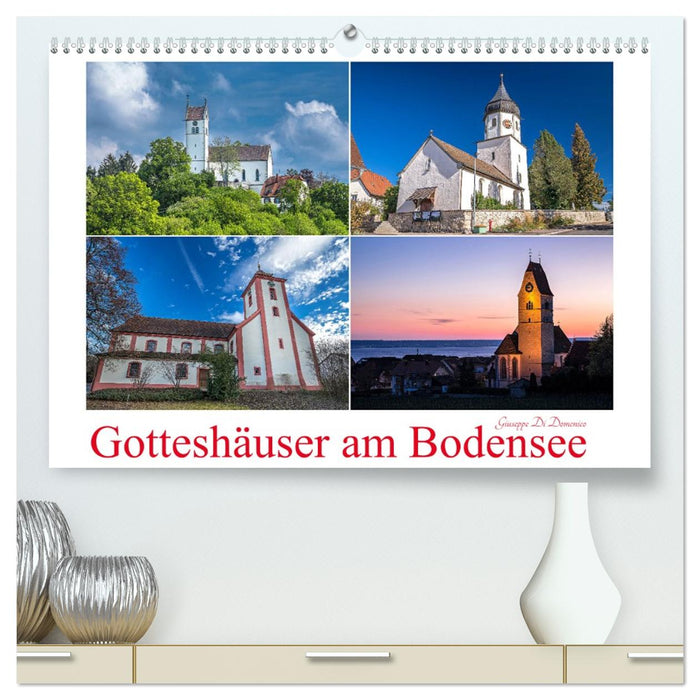 Gotteshäuser am Bodensee (CALVENDO Premium Wandkalender 2026)