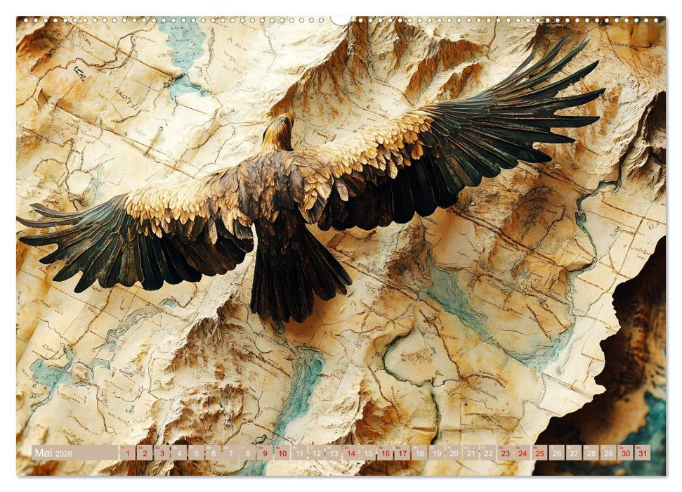 Geheimnisvolle Landkarten (CALVENDO Premium Wandkalender 2026)