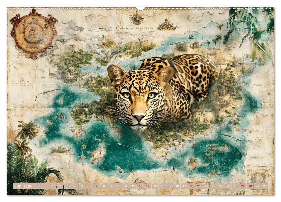 Geheimnisvolle Landkarten (CALVENDO Premium Wandkalender 2026)