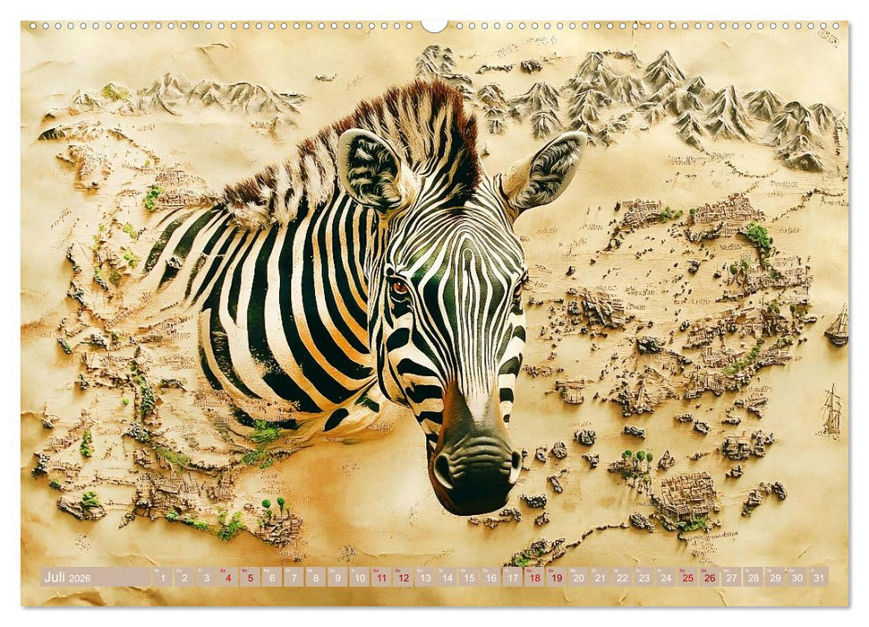 Geheimnisvolle Landkarten (CALVENDO Premium Wandkalender 2026)