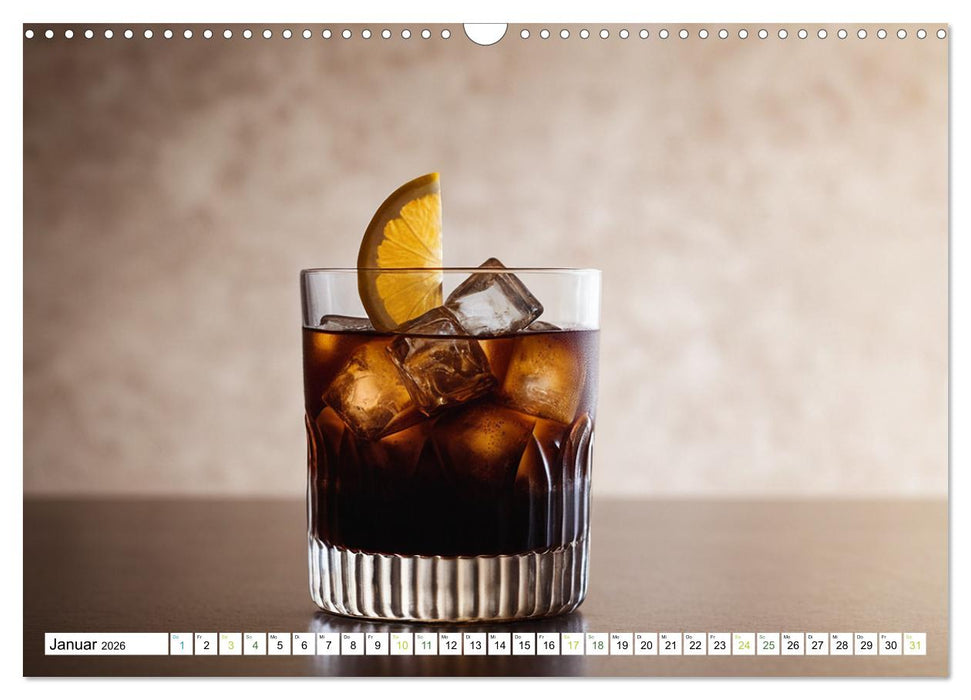Dein Monat dein Cocktail (CALVENDO Wandkalender 2026)