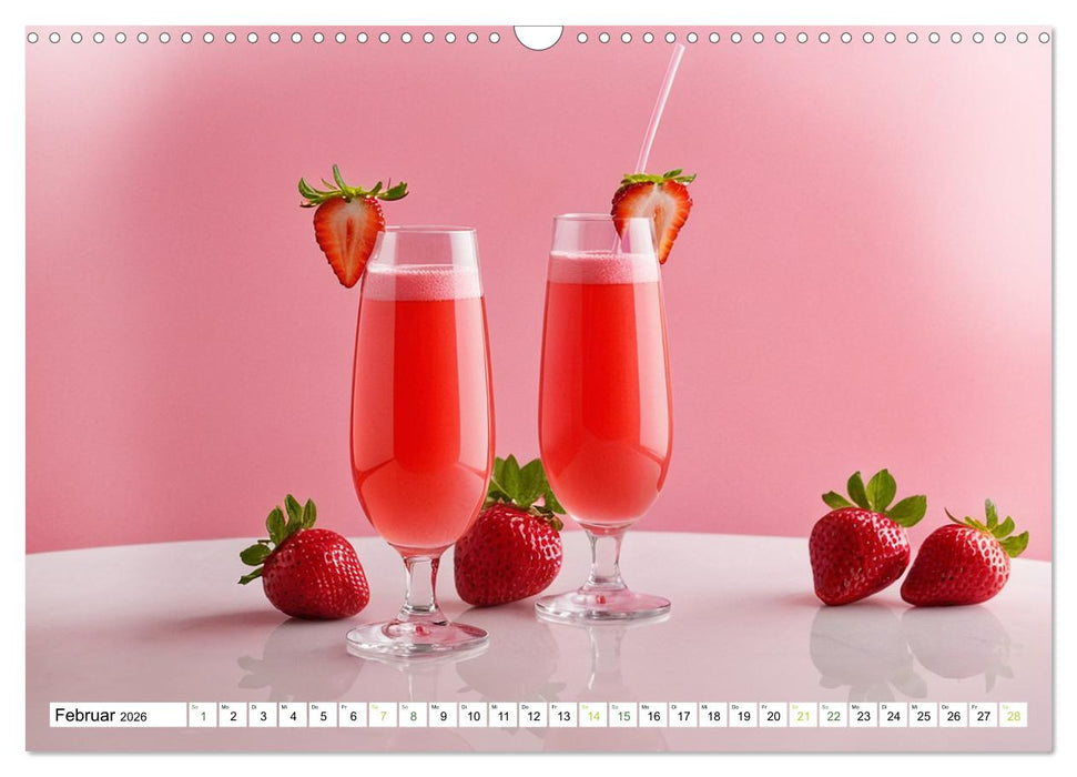 Dein Monat dein Cocktail (CALVENDO Wandkalender 2026)