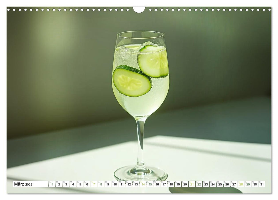 Dein Monat dein Cocktail (CALVENDO Wandkalender 2026)