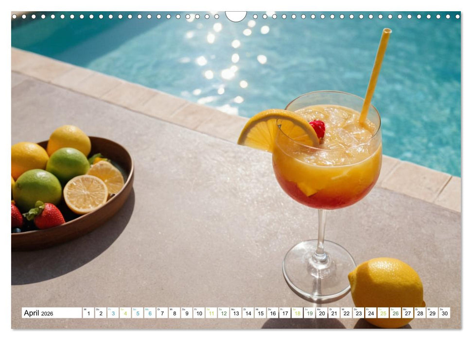 Dein Monat dein Cocktail (CALVENDO Wandkalender 2026)