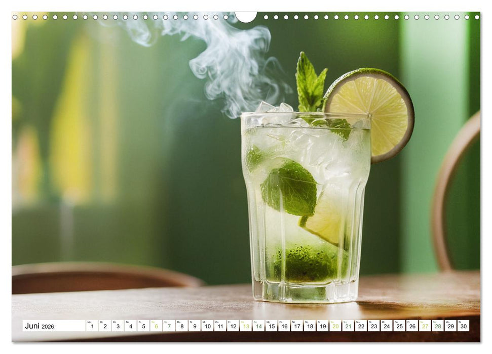 Dein Monat dein Cocktail (CALVENDO Wandkalender 2026)
