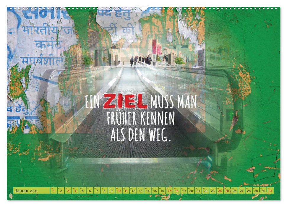 Erfolg hat 3 Buchstaben TUN (CALVENDO Premium Wandkalender 2026)