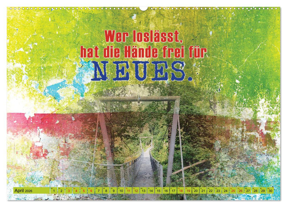 Erfolg hat 3 Buchstaben TUN (CALVENDO Premium Wandkalender 2026)