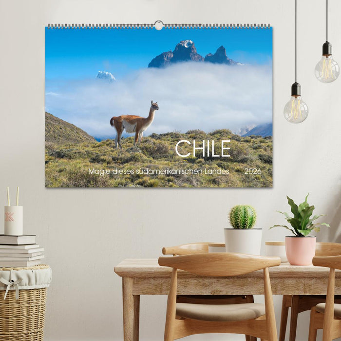 Magie dieses Südamerikanischen Landes, Chile (CALVENDO Wandkalender 2026)