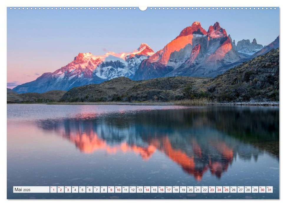 Magie dieses Südamerikanischen Landes, Chile (CALVENDO Premium Wandkalender 2026)