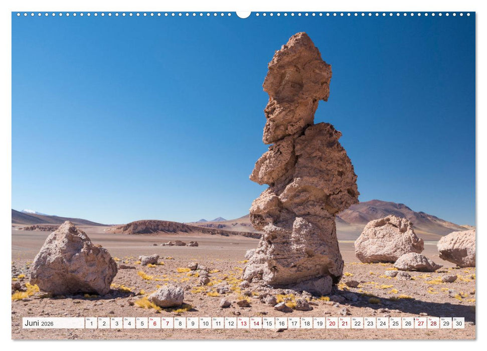 Magie dieses Südamerikanischen Landes, Chile (CALVENDO Premium Wandkalender 2026)