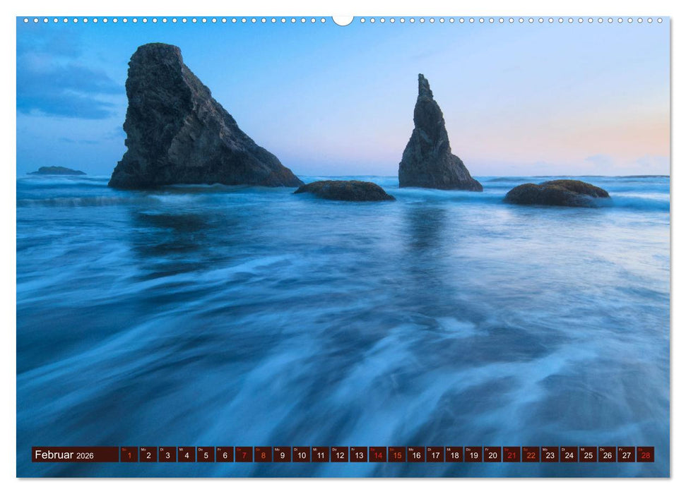 Kraftplatz Wilde Küsten (CALVENDO Premium Wandkalender 2026)