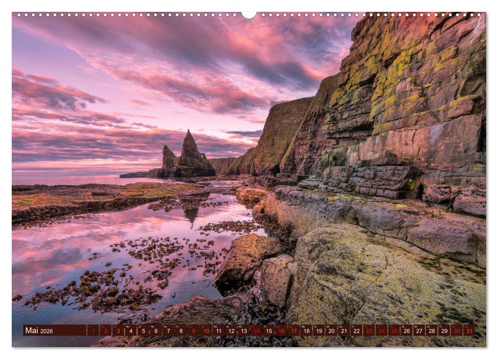 Kraftplatz Wilde Küsten (CALVENDO Premium Wandkalender 2026)