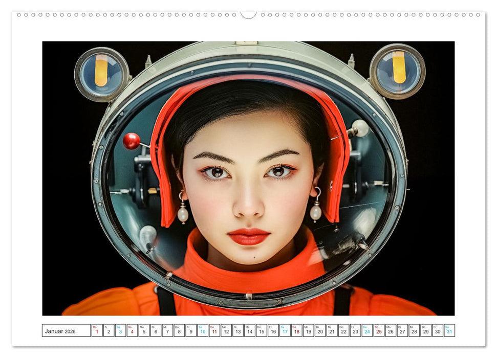 Astronauten Outfits (CALVENDO Wandkalender 2026)