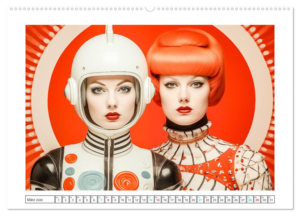 Astronauten Outfits (CALVENDO Wandkalender 2026)