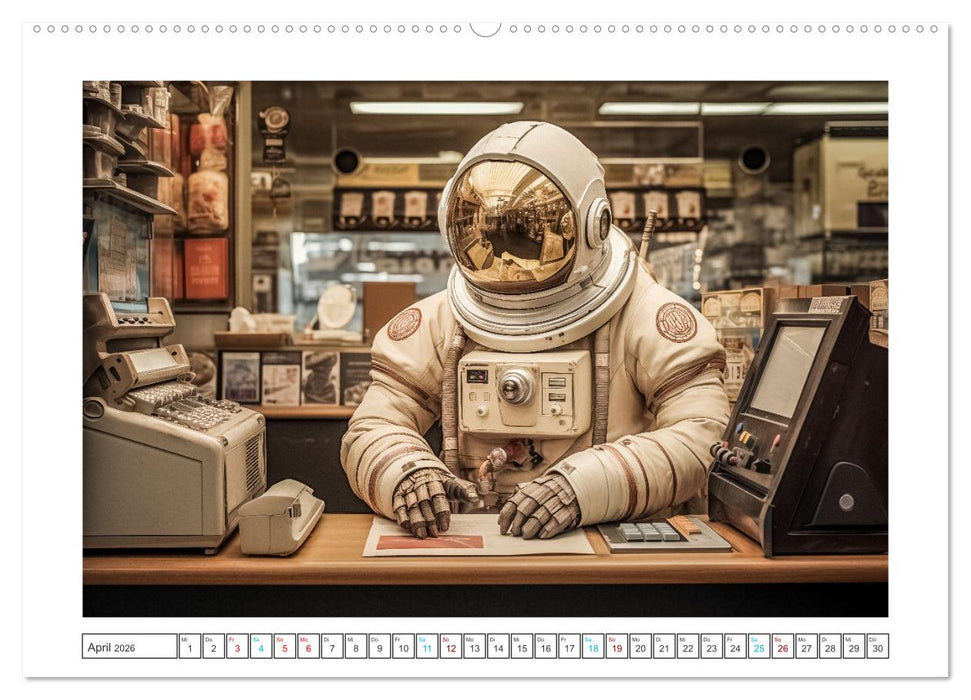 Astronauten Outfits (CALVENDO Wandkalender 2026)