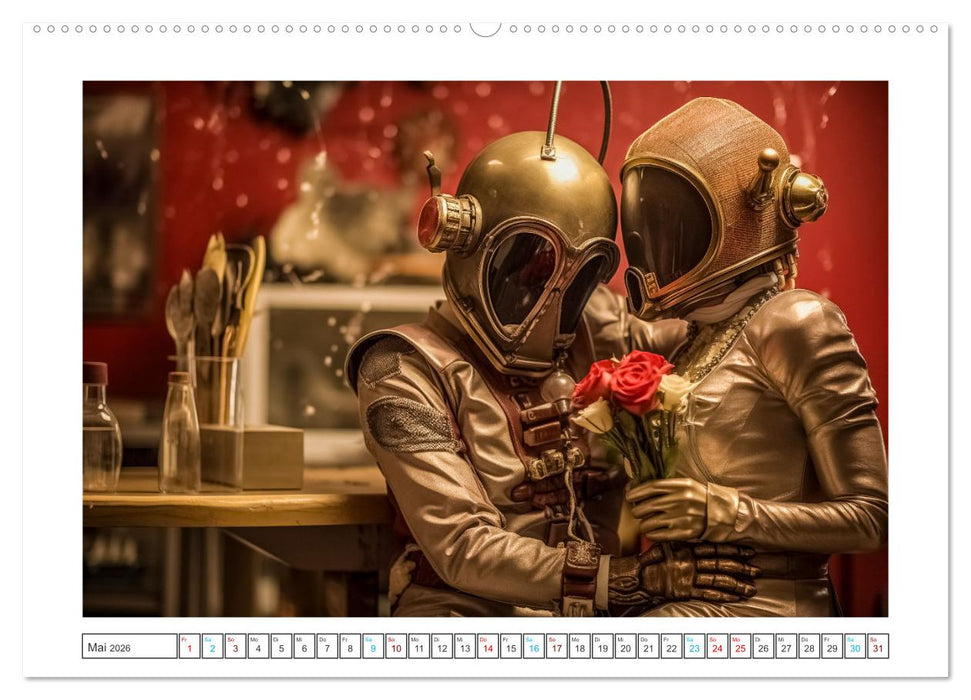 Astronauten Outfits (CALVENDO Wandkalender 2026)
