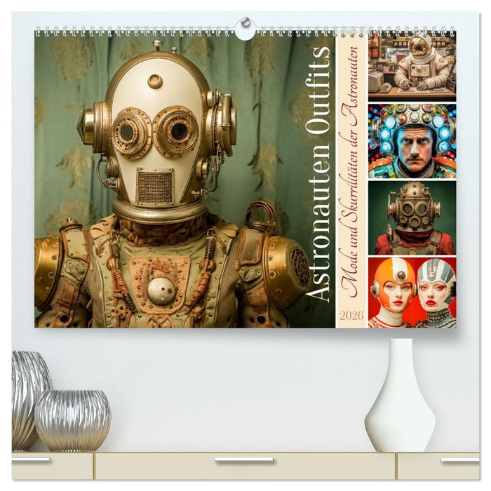 Astronauten Outfits (CALVENDO Premium Wandkalender 2026)