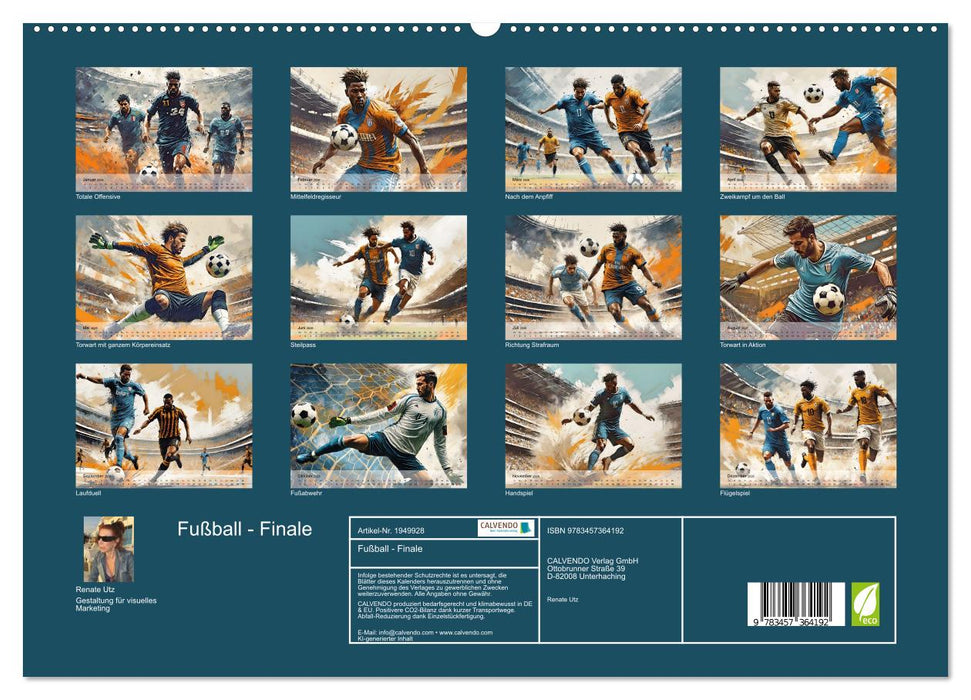 Fußball - Finale (CALVENDO Premium Wandkalender 2026)