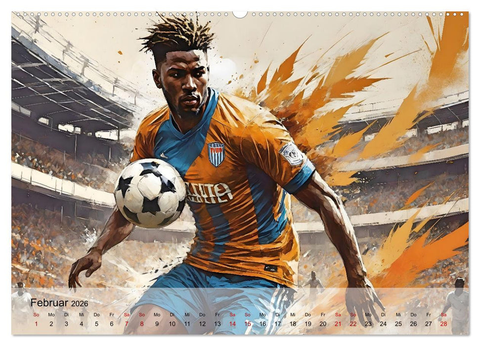 Fußball - Finale (CALVENDO Premium Wandkalender 2026)