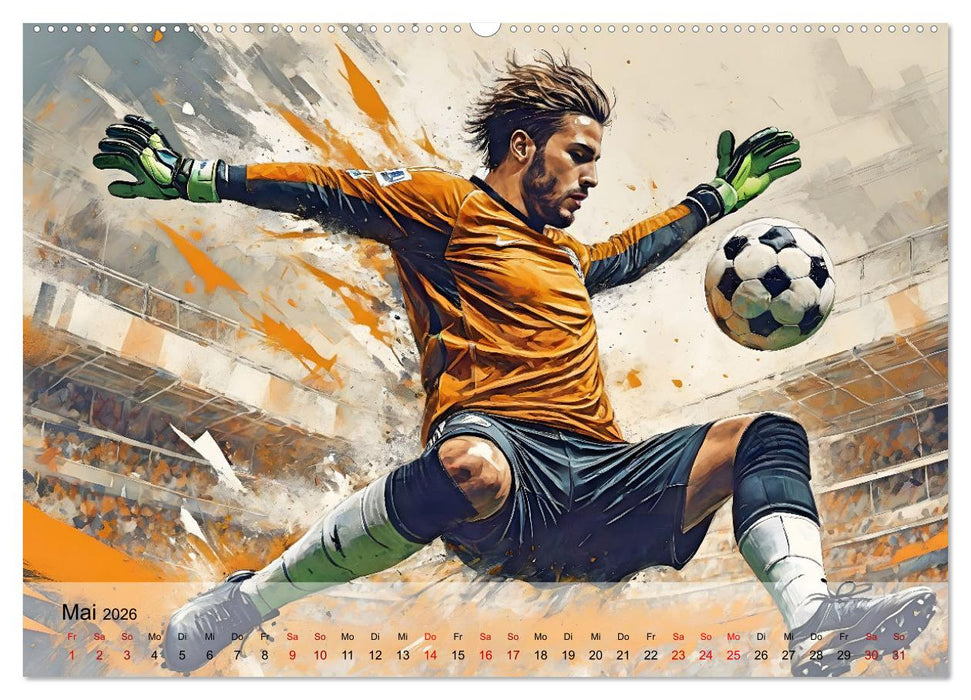 Fußball - Finale (CALVENDO Premium Wandkalender 2026)