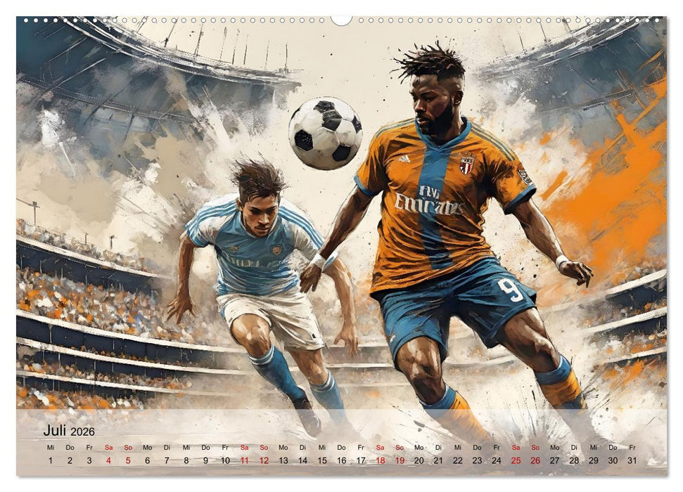Fußball - Finale (CALVENDO Premium Wandkalender 2026)