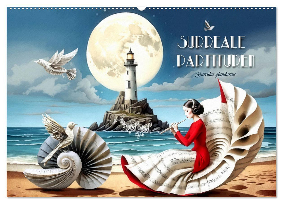 Surreale Partituren (CALVENDO Wandkalender 2026)