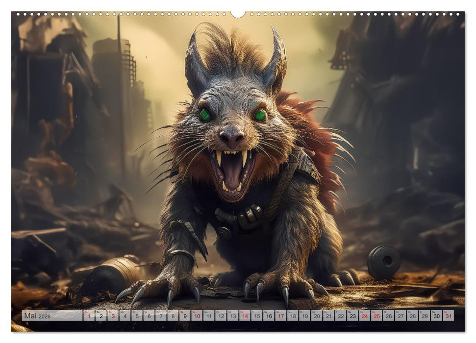 Apokalyptische Wildnis - Schatten der Zivilisation (CALVENDO Wandkalender 2026)