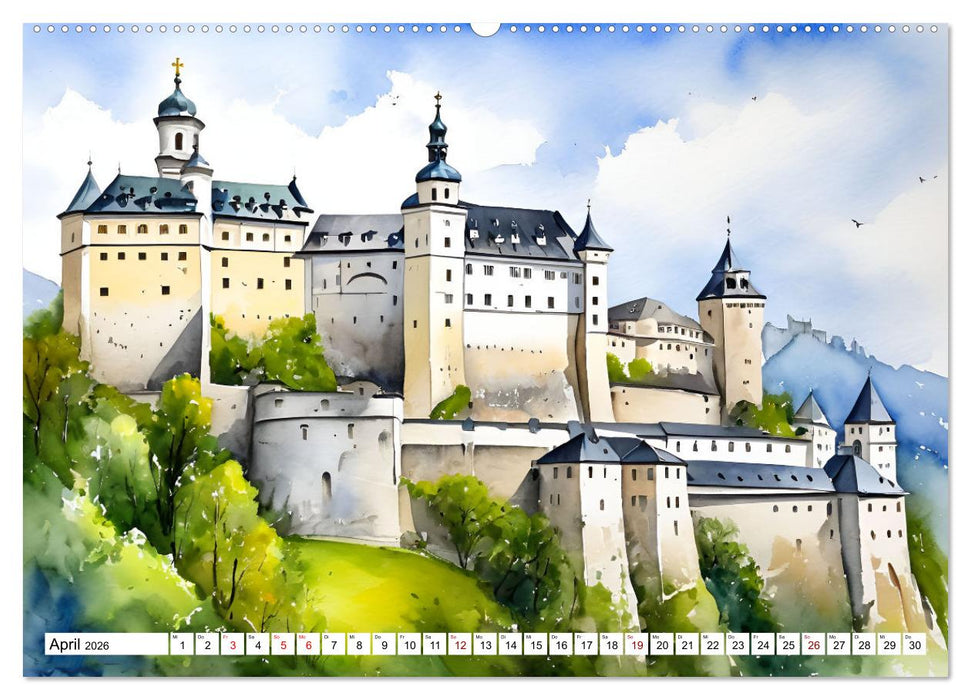 Österreich - Idylle in den Alpen (CALVENDO Wandkalender 2026)