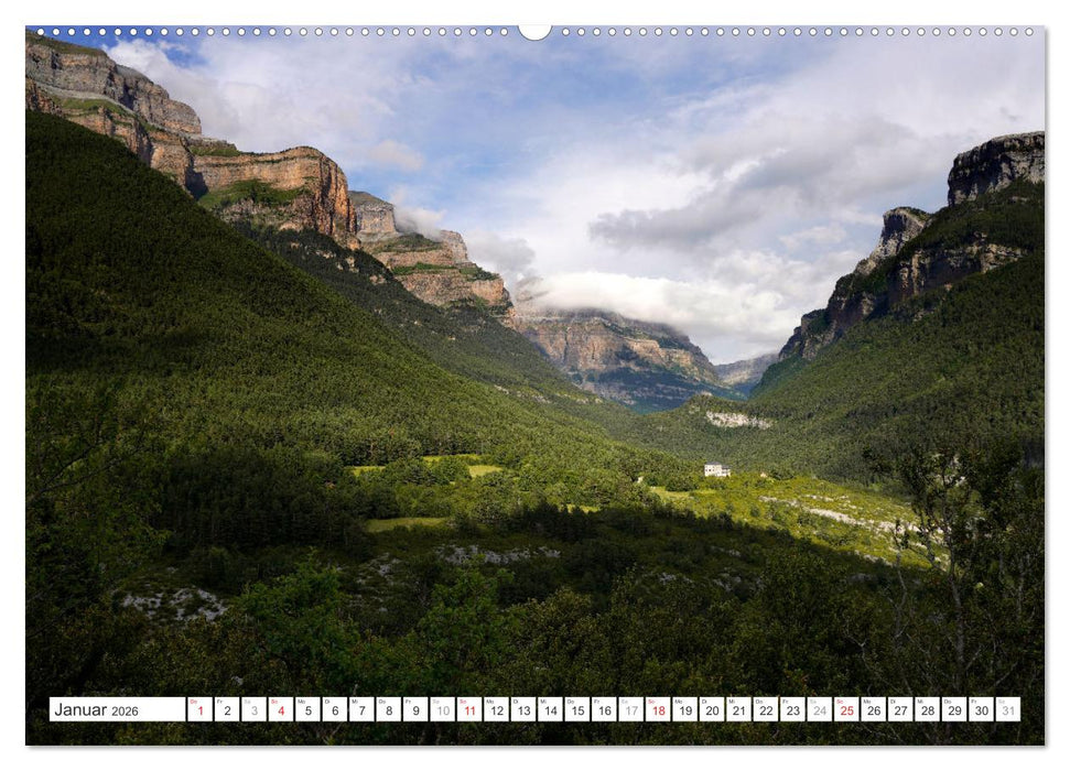 Spanien - die Pyrenäen (CALVENDO Wandkalender 2026)