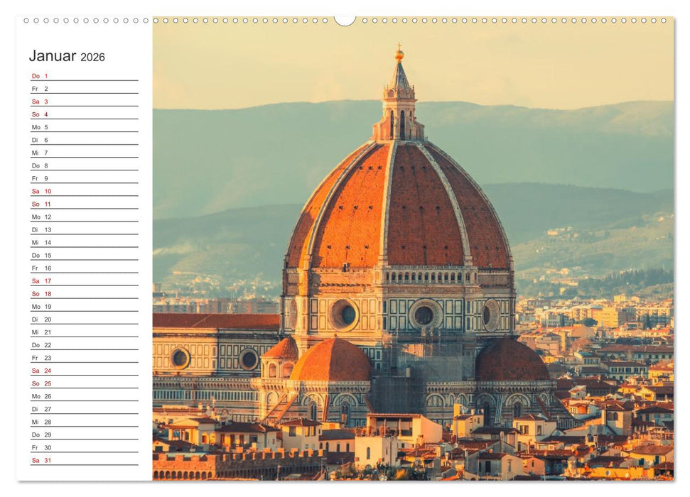 Florenz - Impressionen (CALVENDO Wandkalender 2026)
