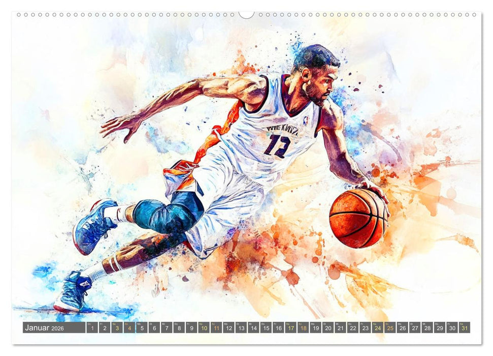 Kunst des Sports (CALVENDO Premium Wandkalender 2026)