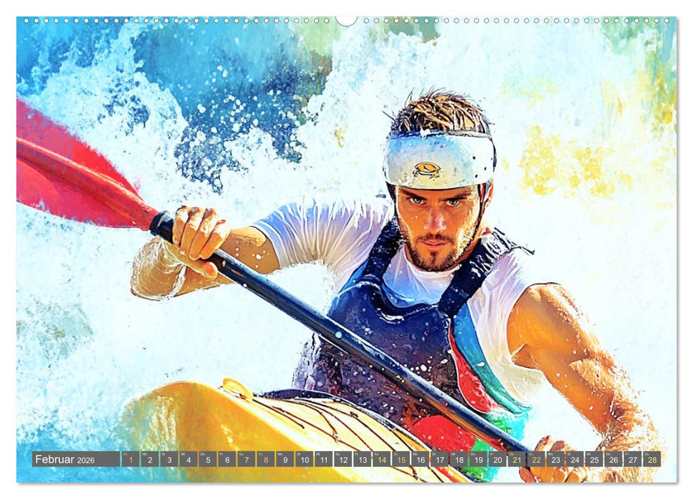 Kunst des Sports (CALVENDO Premium Wandkalender 2026)
