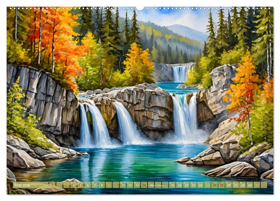 Urlaubsparadies Kroatien (CALVENDO Premium Wandkalender 2026)