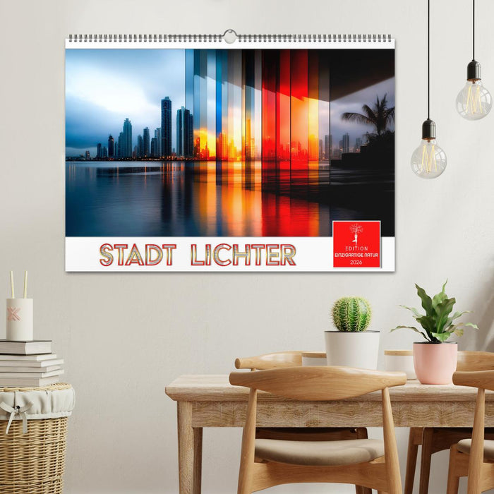 Stadt Lichter (CALVENDO Wandkalender 2026)