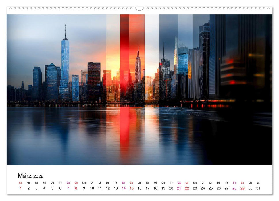 Stadt Lichter (CALVENDO Wandkalender 2026)