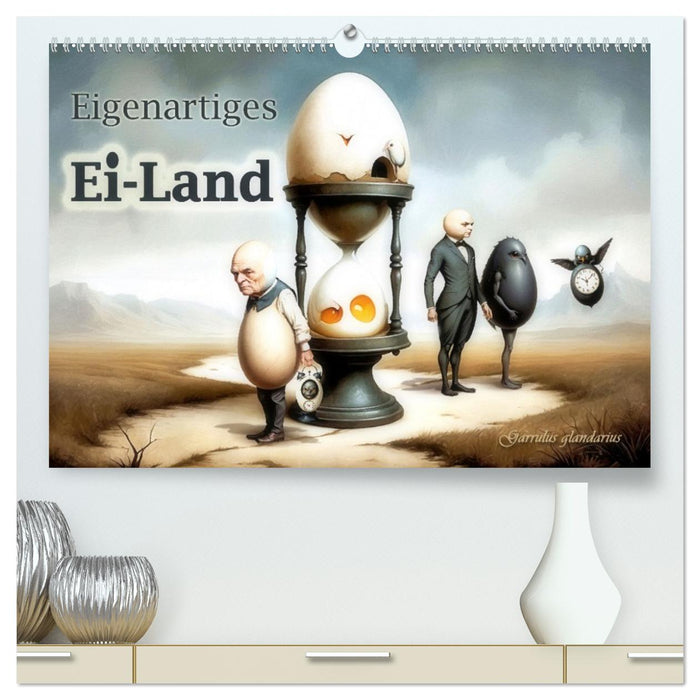 Eigenartiges Ei-Land (CALVENDO Premium Wandkalender 2026)
