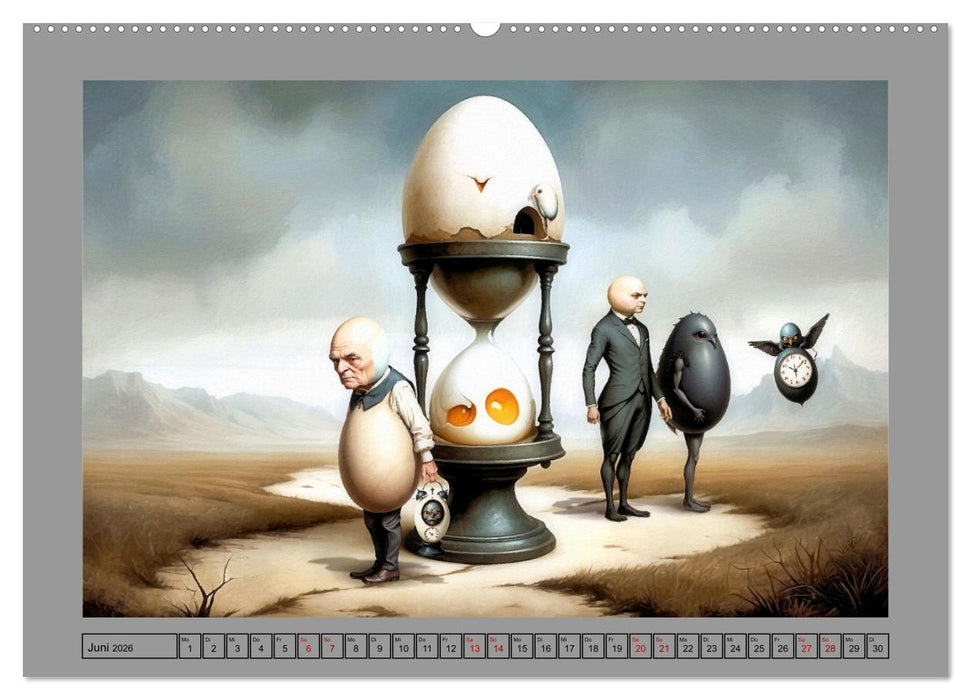 Eigenartiges Ei-Land (CALVENDO Premium Wandkalender 2026)