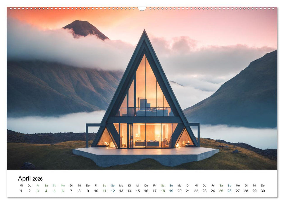 Einsamkeit in Architektur (CALVENDO Wandkalender 2026)