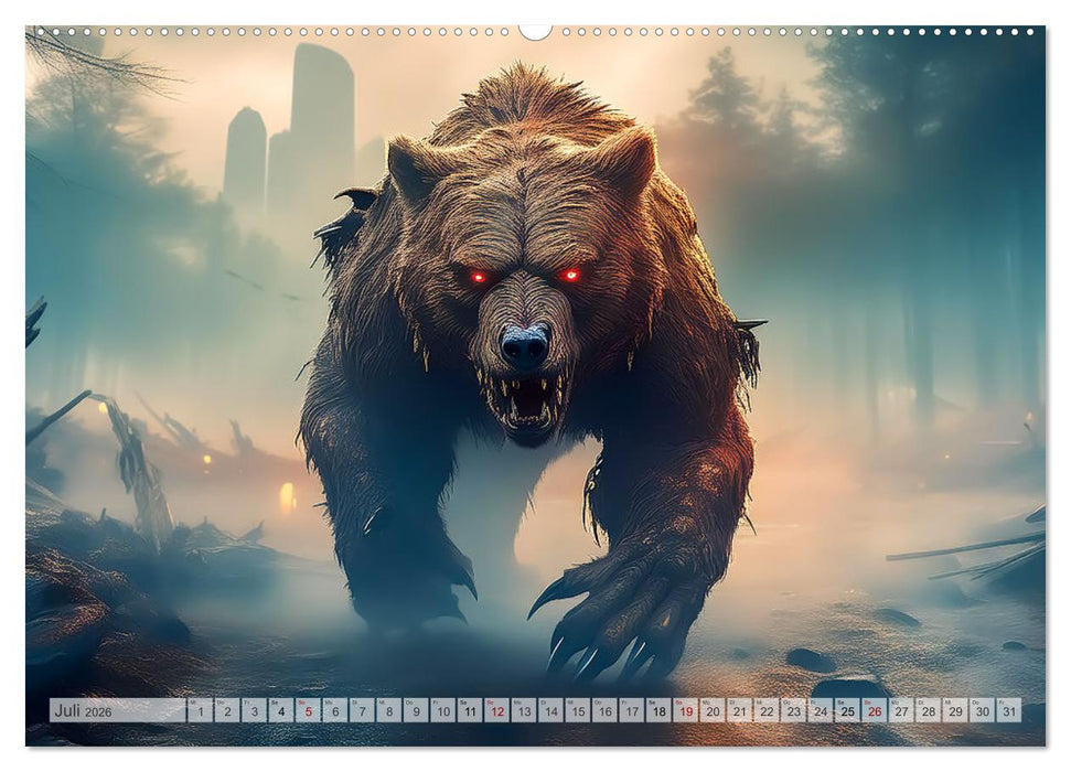 Apokalyptische Wildnis - Schatten der Zivilisation (CALVENDO Premium Wandkalender 2026)