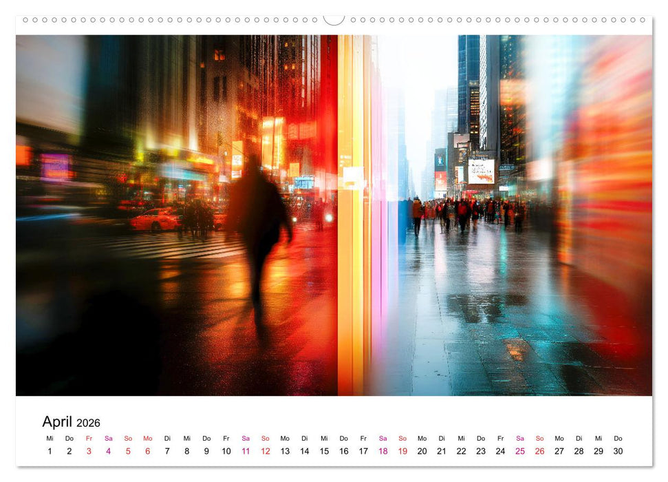 Stadt Lichter (CALVENDO Premium Wandkalender 2026)