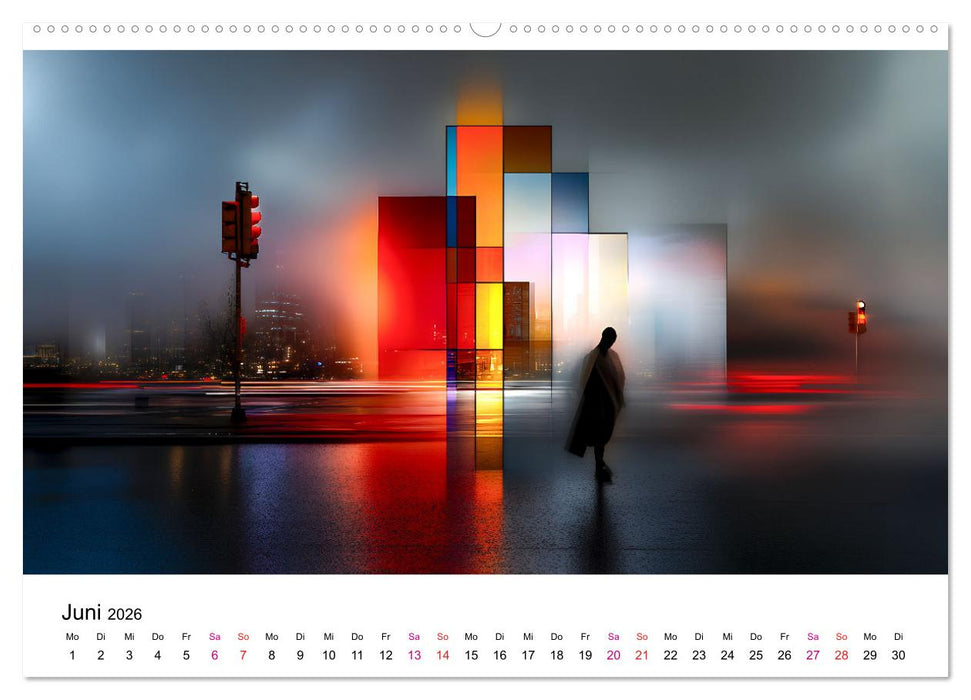 Stadt Lichter (CALVENDO Premium Wandkalender 2026)