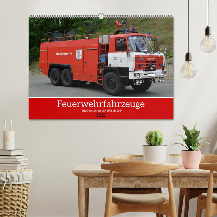 Einsatzfahrzeuge aus Ostdeutschland von 1961 bis heute (CALVENDO Wandkalender 2026)